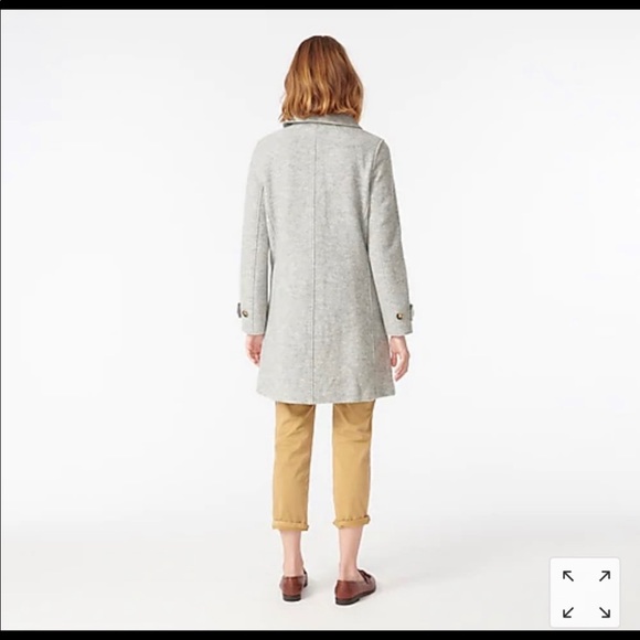 *SOLD* J. Crew Italian Boiled Wool Coat - Picture 3 of 9